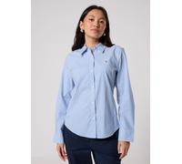 Tommy Hilfiger Ess Poplin Regular Shirt 38 Azul