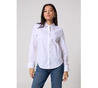 Tommy Hilfiger Ess Poplin Regular Shirt 42 Blanco