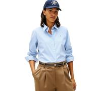 Tommy Hilfiger ESS Poplin Regular Shirt Ww0Ww47169 Camisa L/S, Blue (Classic Ithaca STP Mesmerizing Blue), 64 para Mujer
