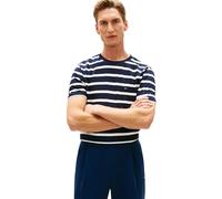 Tommy Hilfiger ESS Reg Fit Pocket tee Mw0mw41378 Camiseta S/S, Blue (Desert Sky/Ecru Stripe), M para Hombre