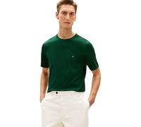 Tommy Hilfiger ESS Seasonal Reg Fit - Camiseta sólida para Hombre, Mw0Mw39995, Verde, L