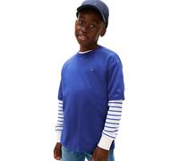 Tommy Hilfiger Essential Archive FIT tee SS KB0KB09646 Otras Camisetas para niño, Azul (Majesty Blue), 8 años, Azul (Majesty Blue), 8 años
