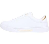 Tommy Hilfiger Essential Chic Court FW0FW09019 Low Top - Tenis para Mujer, Color Blanco (Blanco), Talla 36, White, 36 EU