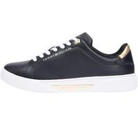 Tommy Hilfiger Essential Chic Court Sneaker Fw0Fw09019, Parte Superior Baja Mujer, Black (Black), 37 EU