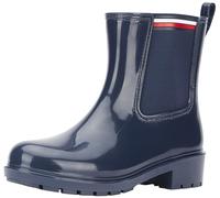 Tommy Hilfiger Essential Corporate Rainboot FW0FW07762, Bota Baja Mujer, Azul (Space Blue), 38 EU