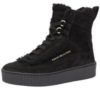 Tommy Hilfiger Essential Lace UP WARMBOOTIE FW0FW07503, Bota Baja Mujer, Negro (Black), 36 EU