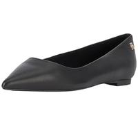 Tommy Hilfiger Essential Pointed Ballerina FW0FW07863, Bailarinas Mujer, Negro (Black), 36 EU
