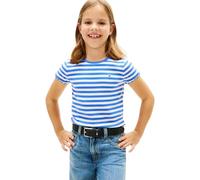 Tommy Hilfiger Essential Rib Top SS Kg0kg08590 Otras Blusas, Blue (Empire Blue Stripes), 8 años para Niñas