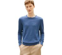 Tommy Hilfiger Essential SSNL MW0MW39999 - Jersey de algodón con Cuello Redondo para Hombre, Color Azul, Talla XL, Azul (Aegean Sea Heather), XL