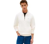 Tommy Hilfiger Essential Terry MW0MW43115 - Sudadera de Tela de Toalla con Cremallera de 1/4 para Hombre, Color Amarillo, Talla XL