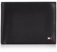 Tommy Hilfiger Eton CC Flap and Coin Pocket, Cartera para Hombre, Black 990, 13x10x2 cm (B x H x T)