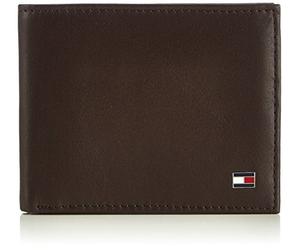 Tommy Hilfiger Eton Mini CC Wallet, Cartera para Hombre, Brown 204, 11x9x2 cm (B x H x T)
