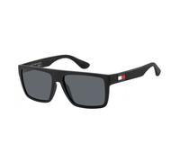 TOMMY HILFIGER EYEWEAR Gafas de sol para hombre TOMMY GAFAS TH 1605/S 003 T56 IR SOL 140 MATT BLACK