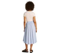 Tommy Hilfiger Falda Mujer Crinkle Viscose Mix Midi, Multicolor (Multiple STP/Ivory Silk), 42W