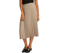 Tommy Hilfiger Falda Mujer Rock Fluid Pleated Pull On Midi Falda Plisada, Beige (Beige), 42