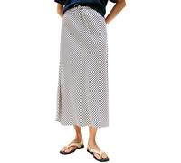Tommy Hilfiger Falda Mujer Twill Midi Bias con cordón, Multicolor (Textured STP/Dark Night Navy), 38