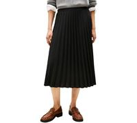 Tommy Hilfiger Falda Plisada Mujer Fluid Pleated Pull On hasta Las Rodillas, Negro (Black), 46