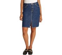 Tommy Hilfiger Falda Vaquera Mujer Straight Ace hasta la Rodilla, Azul (Ace), 34