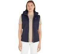 Tommy Hilfiger Feminine LW Down Vest WW0WW40485 Chalecos, Azul (Desert Sky), L para Mujer