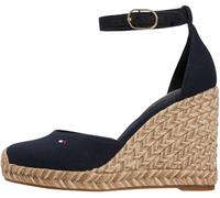 Tommy Hilfiger Flag FW0FW09225 - Alpargatas de cuña con punta cerrada para mujer, color azul (Space Blue), 6.5