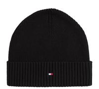 Tommy Hilfiger - Conjunto de Regalo de Gorro y Bufanda con Bandera - Accessories - Hombre - Negro - ONE SIZE -