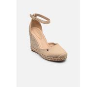 Tommy Hilfiger Flag High Wedge Espad Closed Toe Fw0fw09225, Alpargatas de cuña Mujer, Beige (Clayed Pebble), 41 EU