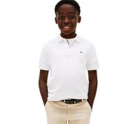 Tommy Hilfiger Flag Polo S/S KB0KB09103 Polos de Manga Corta, Blanco (White), 5 años para Niños
