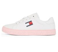 Tommy Hilfiger Flatform Sneaker Mujer Logo Low Top, Blanco (Ecru), 39