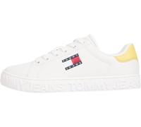 Tommy Hilfiger Flatform Sneaker Mujer Logo Low Top, Multicolor (Yellow Dahlia), 40