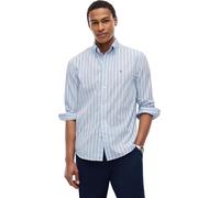 Tommy Hilfiger Flex Poplin Bold Stripe RF Shirt Mw0mw39159 Camisa L/S Hombre (Pack de 1)
