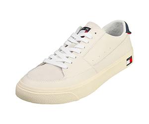 Tommy Hilfiger Flexi, Tenis vulcanizados Hombre, Crudo, 44 EU