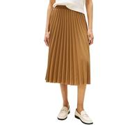 Tommy Hilfiger Fluid Pleated Pull On Midi Skirt, Falda Plisada Mujer, Marrón (Hickory), 32