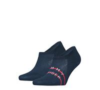Tommy Hilfiger Footie, Azul (Navy), 39-42 (Pack de 2) para Hombre