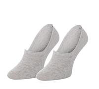 Tommy Hilfiger Women Footie, Middle Grey Melange, 35/38, Pack Of 2