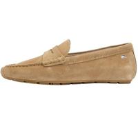 Tommy Hilfiger Fw0Fw08558 - Mocasines de Gamuza Suave para Mujer, Color Caqui (Lona Safari), 7