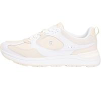 Tommy Hilfiger Fw0fw09034Low Top Fw0fw09034 - Zapatillas de Correr para Mujer, Blanco Blanco Crema Suave, 38 EU