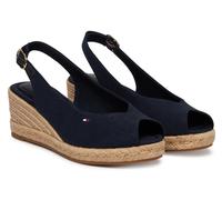 Tommy Hilfiger FW0FW09228 DW6 Alpargatas Sandalias Mujer Tacon Cuña Azul
