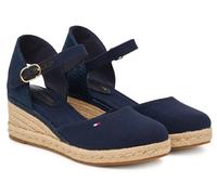 Tommy Hilfiger FW0FW09233DW6 Sandalias Yute Con Zeppa Cerradas Punta Azul DW6