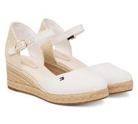 TOMMY HILFIGER FW0FW09233YBL Sandalias Cuña Alpargatas Cerradas Ecru