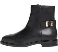 Tommy Hilfiger Fw0fw09486 Buckle Leather Ankle Boo Negro Bds