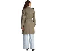 Tommy Hilfiger Gabardina Mujer Cotton Slim Fit corta, Marrón (Tundra Brown), 44