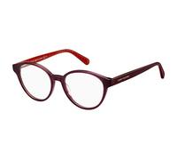 Tommy Hilfiger Gafas de Vista TH 2007 Burgundy Pattern Red 50/17/140 mujer