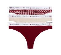 Tommy Hilfiger - Gift 3-Pack Thong PRT - Underwear - Mujer - Multicolor - XS -