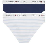Tommy Hilfiger Girls 2 PK Bikini Print Multi (Breton Blue/Preppy Navy) 10-12 Years