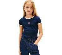 Tommy Hilfiger Girls Heritage Flag Top SS KG0KG09066 Blue (Dark Night Navy) 16 Years