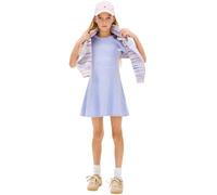 Tommy Hilfiger Girls Skater Dress SS KG0KG09284 Blue (Periwinkle Dusk) 24 Month