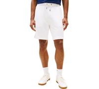 Tommy Hilfiger Global Stripe MW0MW42883 - Pantalón Corto para Hombre, Color Blanco, Talla M