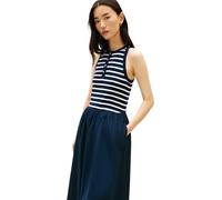 Tommy Hilfiger Gold Button Poplin Mix Dress Ww0ww49628 Vestido Acampanado Mujer (Pack de 1)