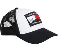 Tommy Hilfiger Gorra Chicos TH X CF1 Flag Trucker Cap mit Logotipo, Negro (Black), S-M