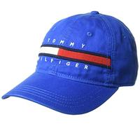 Tommy Hilfiger - Gorra de béisbol ajustable de algodón Avery para hombre, Nautical Blue, One Size